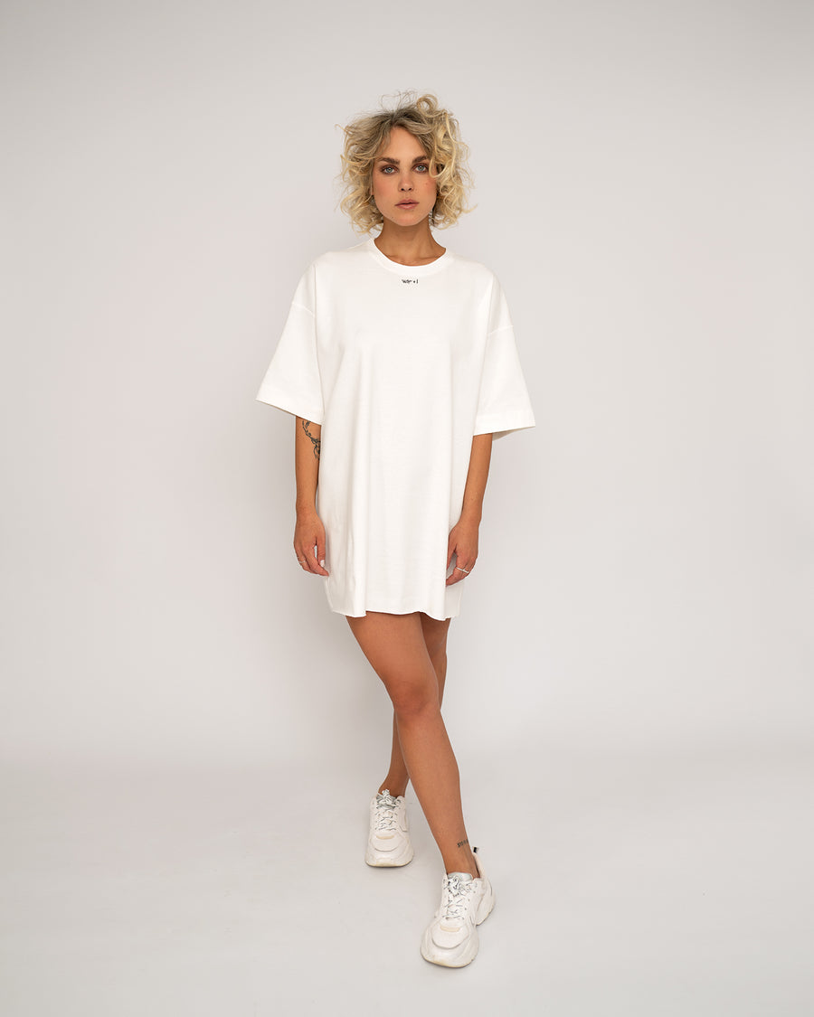 ROCK'N ROLL BABY! T-SHIRT DRESS SHORT EMBROIDERY